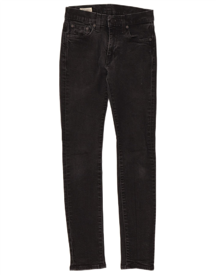 Levi's Skinny Jeans til kvinder W28 L29 sort bomuld