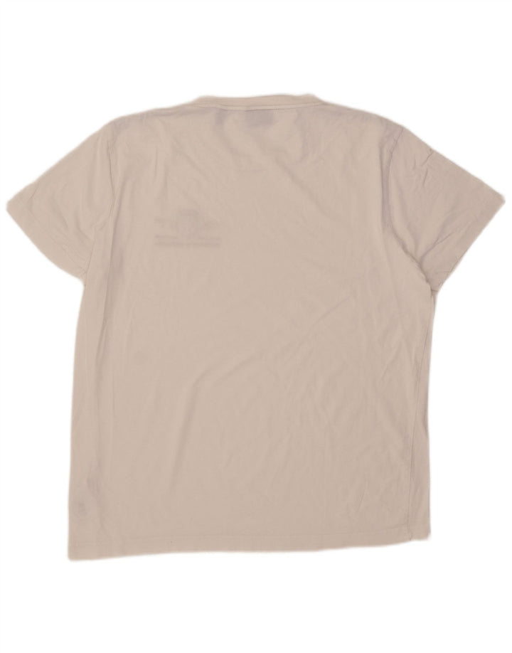 Gant Herre Grafisk T-Shirt Top XL Hvid Bomuld