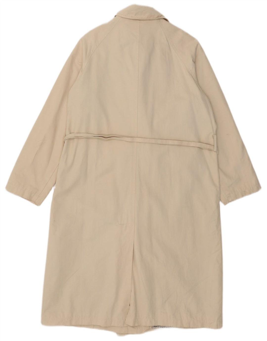 Zara Dame Trench Coat UK 14 Medium Beige Bomuld