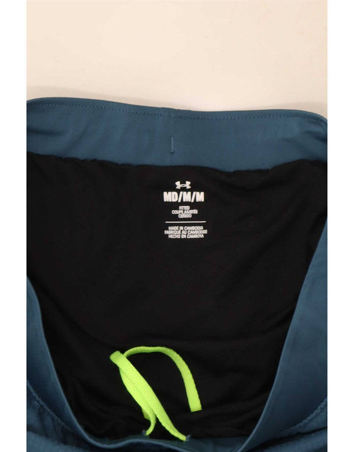 Under Armour Herre grafiske sportsshorts Medium Blue Colourblock Polyester