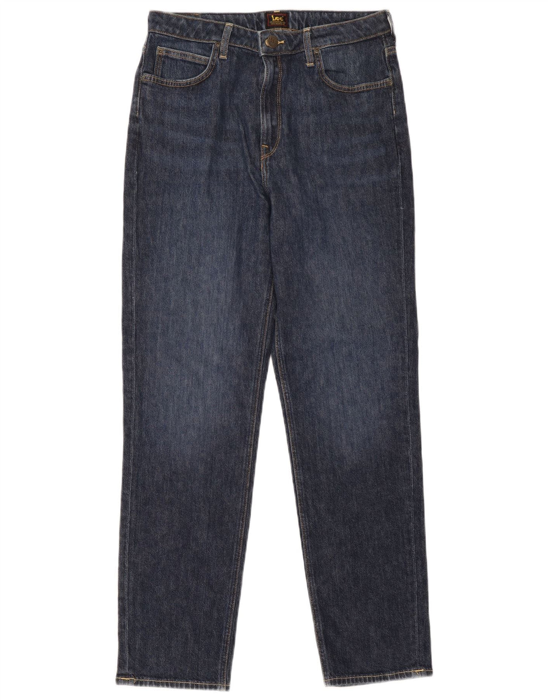 Lee Dame Carol Straight Jeans W30 L35 Marineblå Bomuld