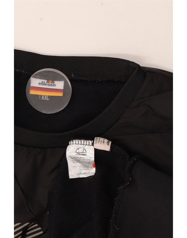 Ellesse Herre Grafisk Sweatshirt Jumper 2XL Grå Bomuld