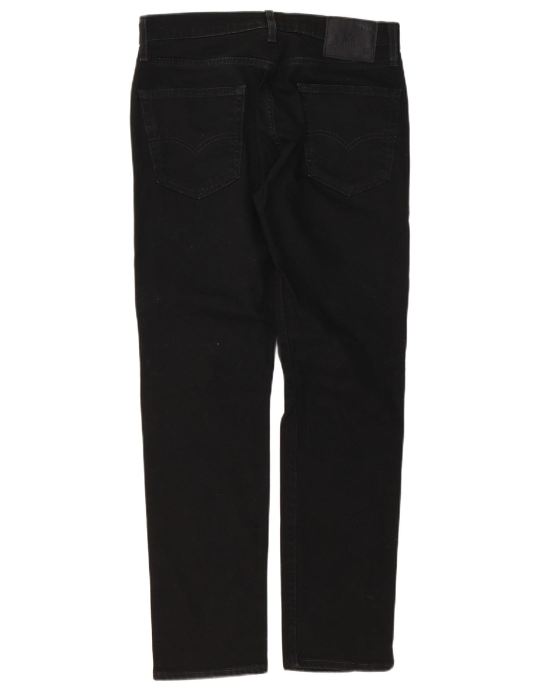 Levi's Herre 502 tilspidsede jeans W30 L29 sort bomuld