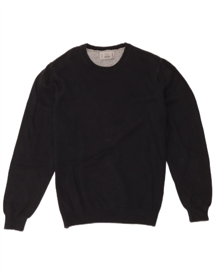 Marks & Spencer Herre Regular Fit Crew Neck sweater Medium Black