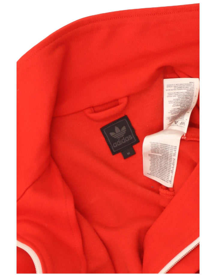 Adidas træningsdragt topjakke til kvinder UK 12 Medium rød bomuld