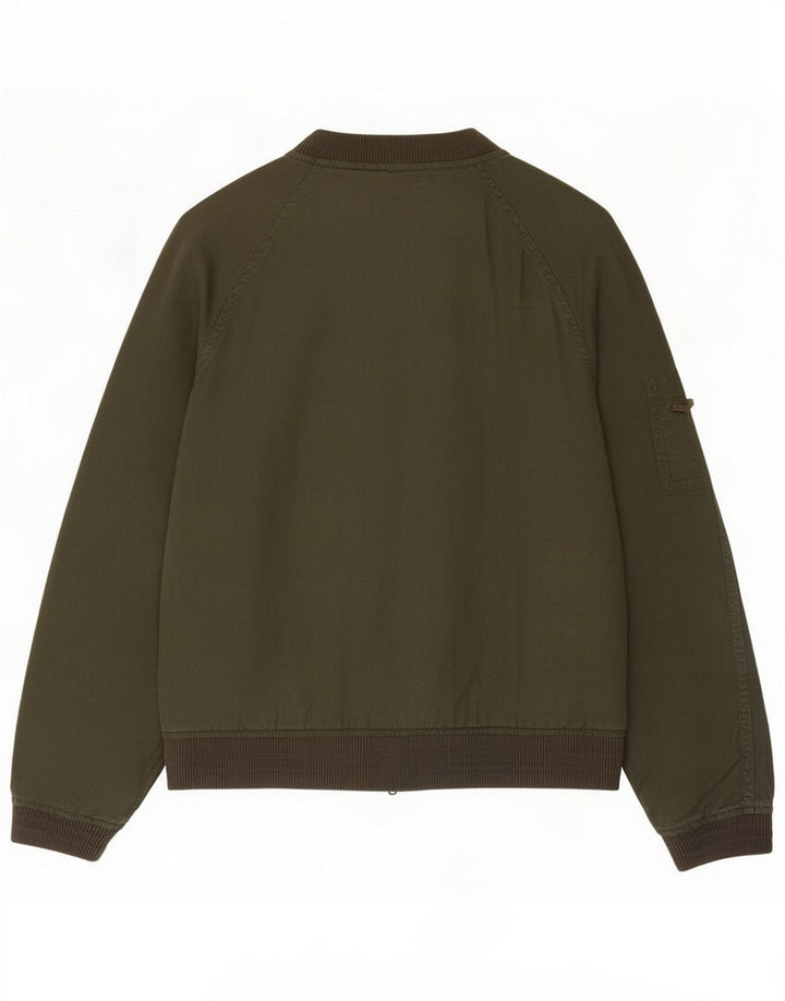 Superdry Bomberjakke til mænd UK 36 Small Khaki Lyocell