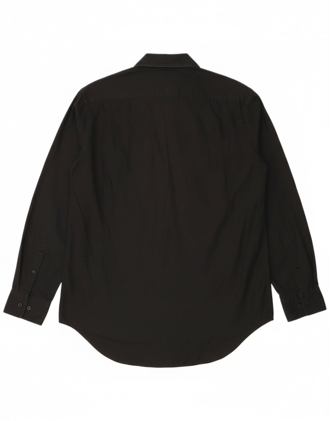 Calvin Klein Herre NON - IRON Shirt Størrelse 16 1/2 Stor sort nålestribe