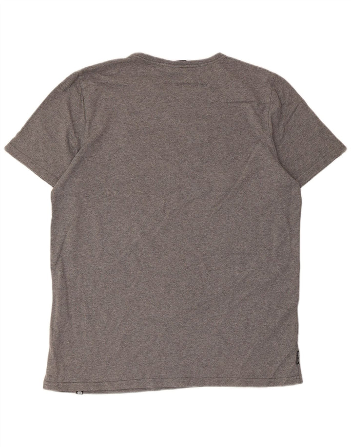 Animal Herre Grafisk T-Shirt Top Stor Grå Bomuld
