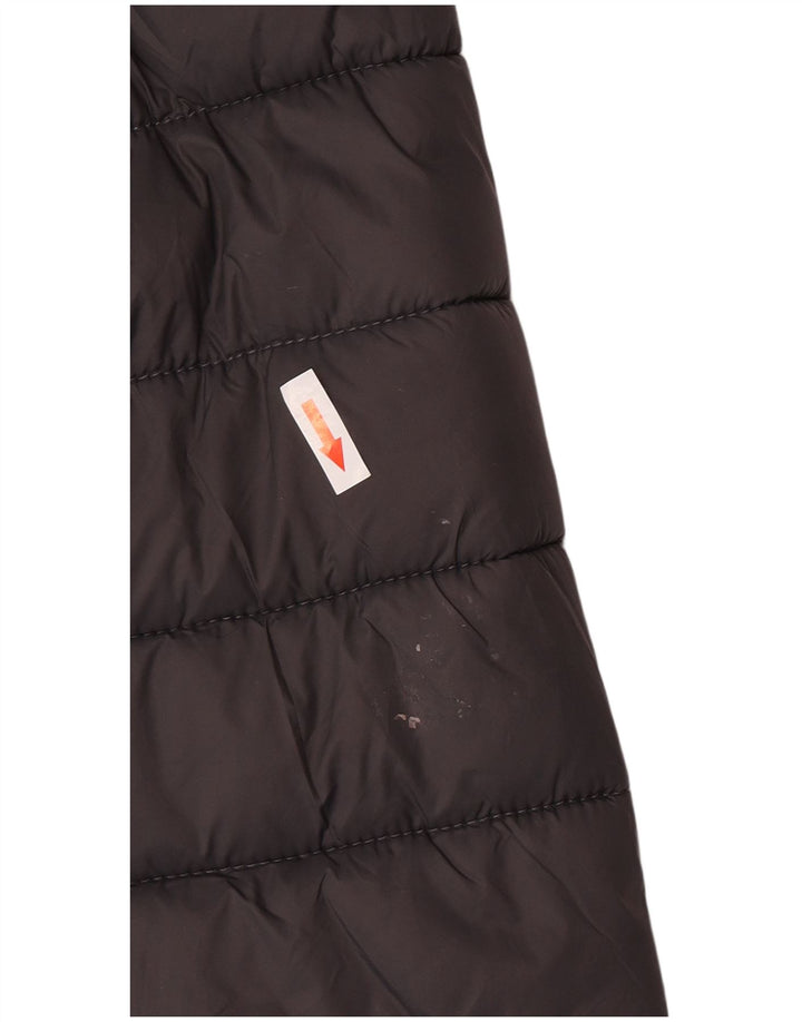 Superdry polstret jakke til kvinder UK 16 Stor grå nylon