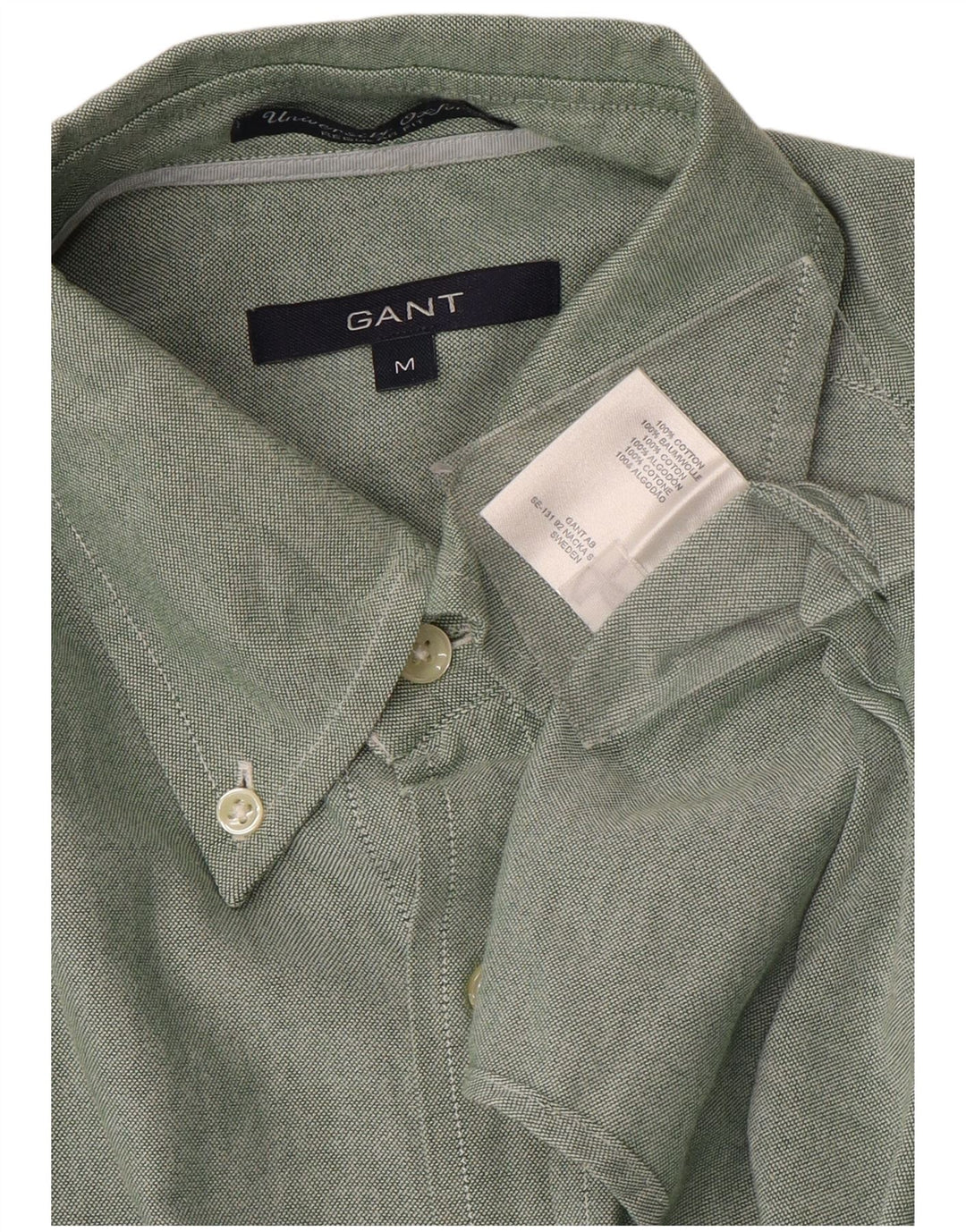 GANT Herre Regular Fit skjorte Medium Green Bomuld