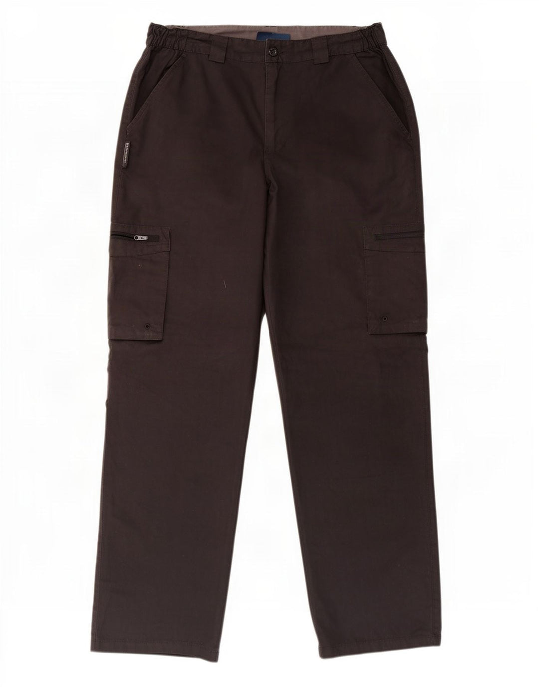 Mountain Warehouse Herre Straight Cargo Bukser W32 L30 Sort Polyester