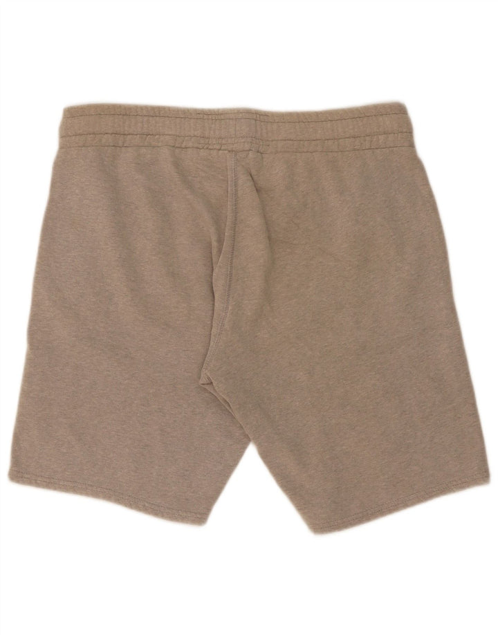 Superdry grafiske sportsshorts til mænd, mellemgrå flækket bomuld