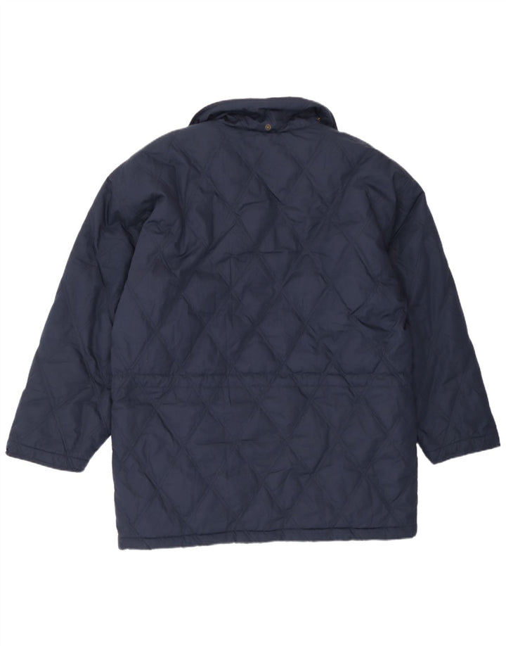 Brugi Dame Loose Fit Polstret Jakke IT 44 Medium Navy Blue Polyamid