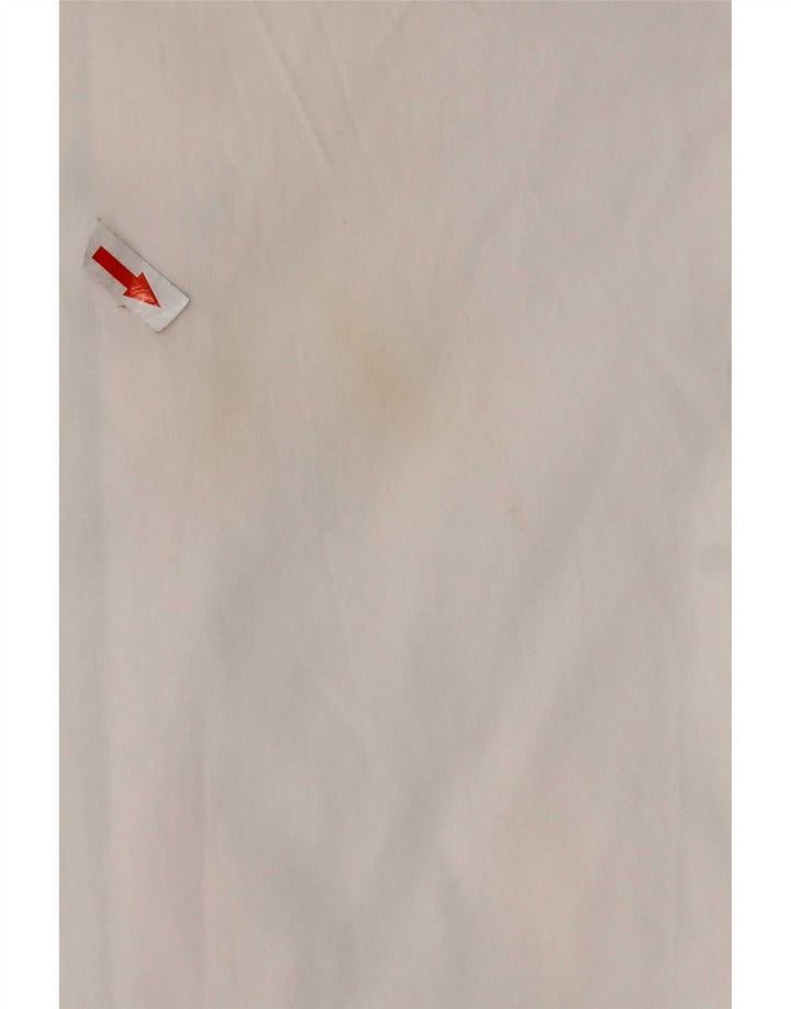 Trussardi herreskjorte str. 40 Medium hvid stribet bomuld