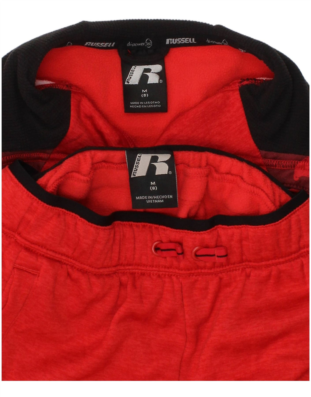 Russell Athletic Boys fuld træningsdragt 7-8 år Medium rød polyester
