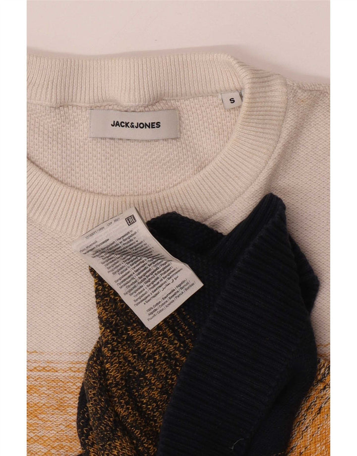 Jack & Jones Herre Crew Neck Jumper Sweater Lille flerfarvet stribet