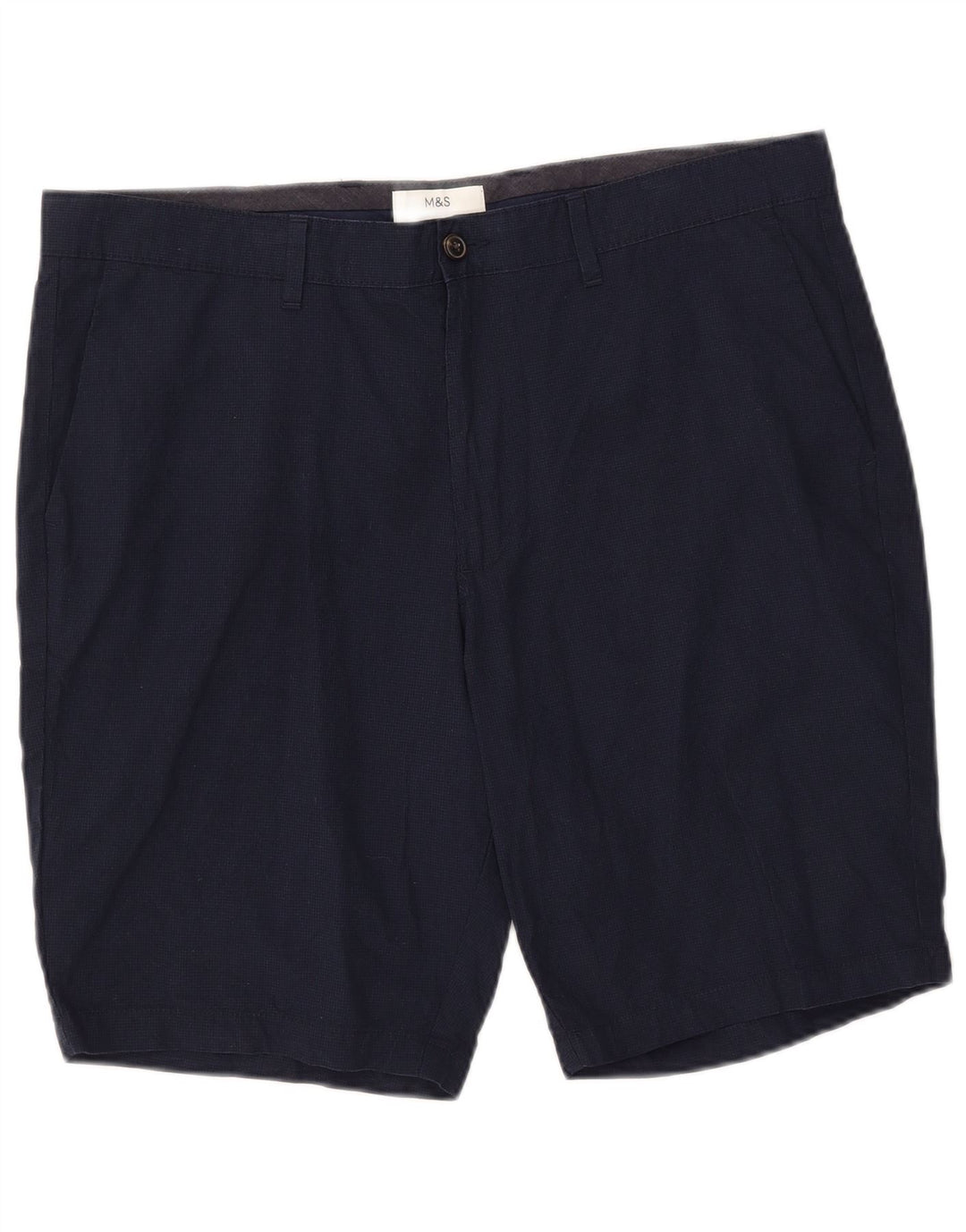 Marks & Spencer Herre Chino Shorts W38 XL Marineblå Bomuld
