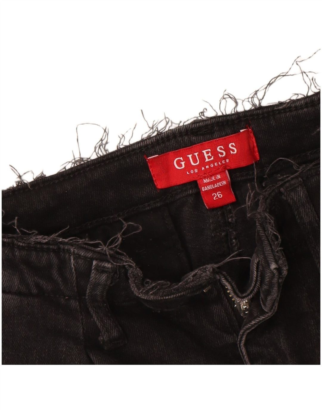 Guess koniske jeans til kvinder W26 L28 sort bomuld