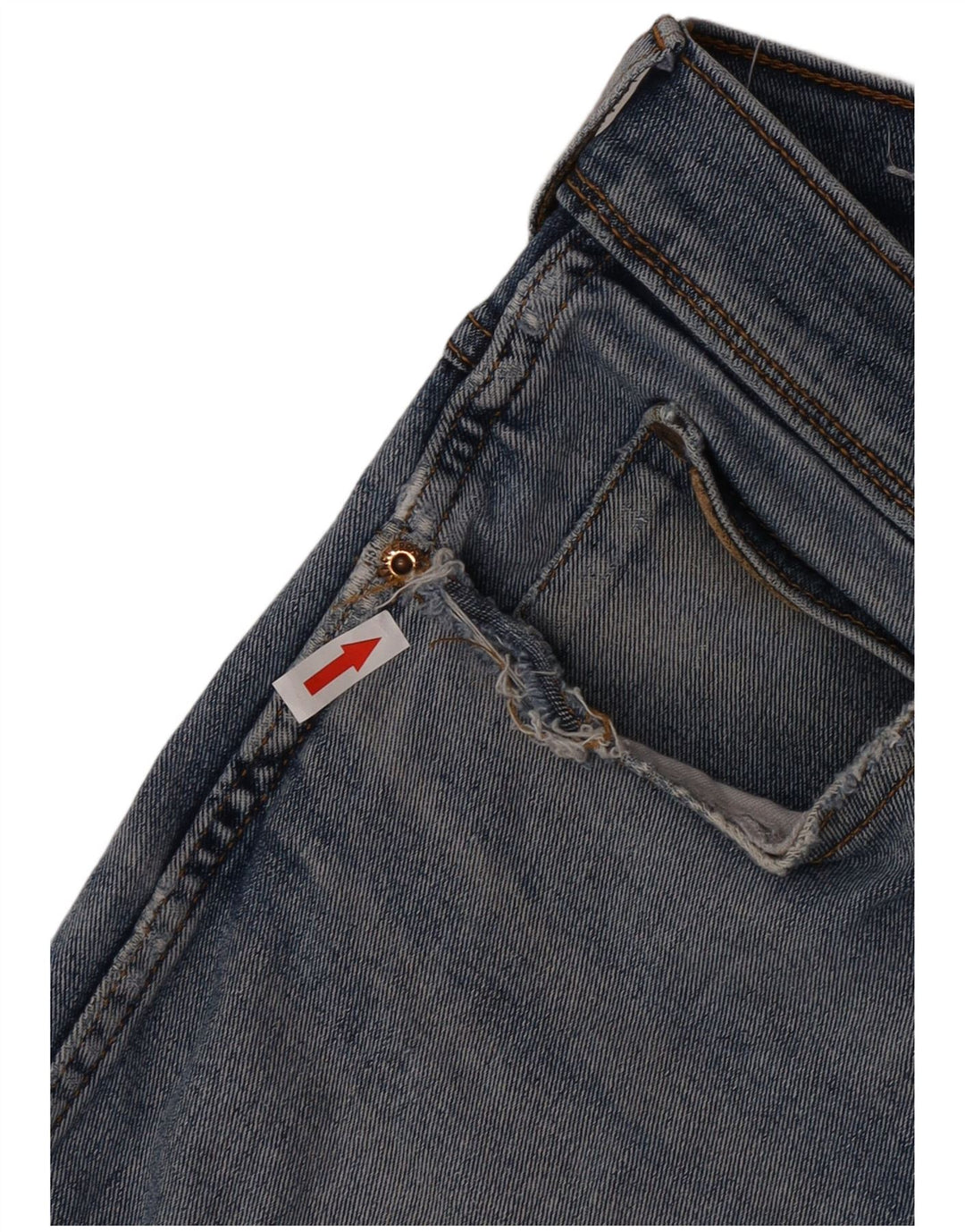 Wrangler Herre Texas Straight Jeans W32 L30 Blå Bomuld