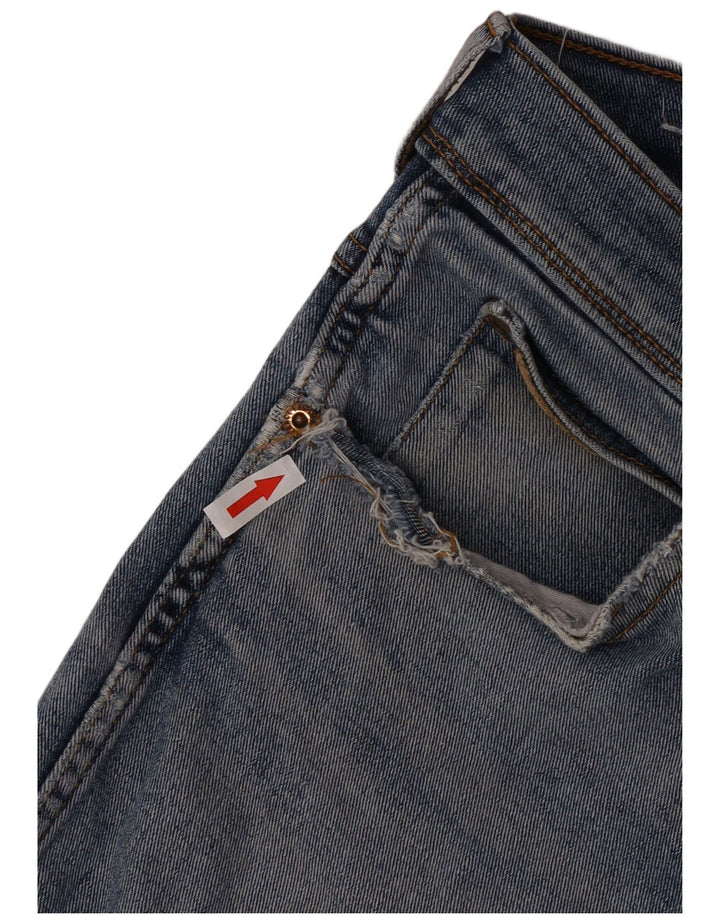 Wrangler Herre Texas Straight Jeans W32 L30 Blå Bomuld