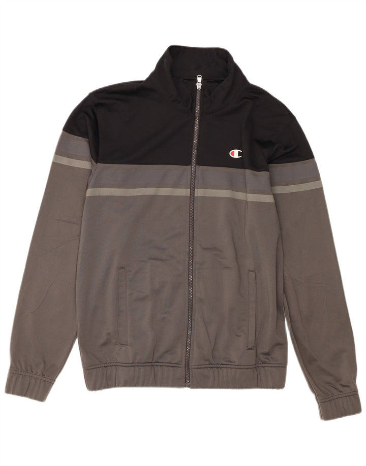 Champion Herre træningsdragt Topjakke Medium Sort Colourblock Polyester