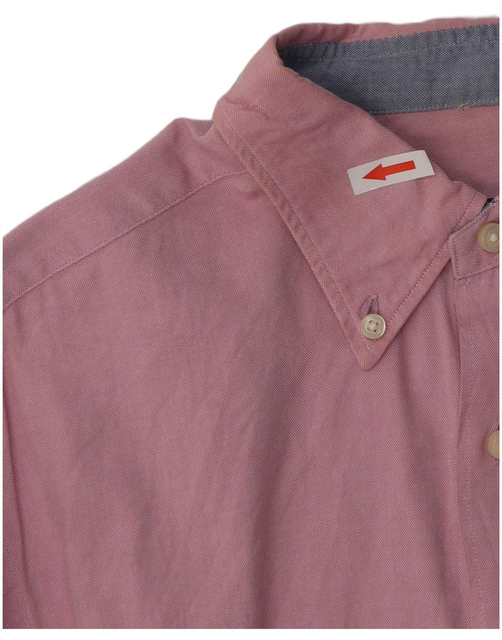 MASSIMO DUTTI Herreskjorte Stor Pink Bomuld