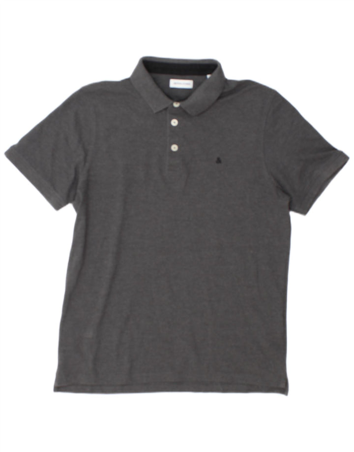 Jack & Jones herre poloskjorte stor grå bomuld