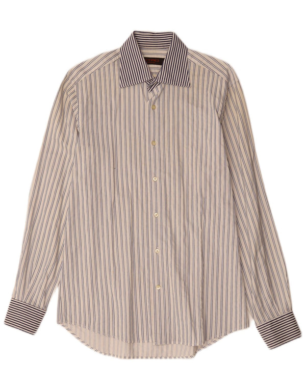 Etro herreskjorte str. 39 Medium hvid stribet