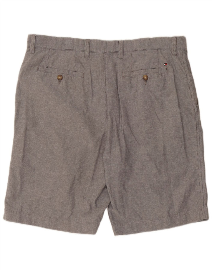 Tommy Hilfiger Herre Chino Shorts W36 Stor Grå Bomuld