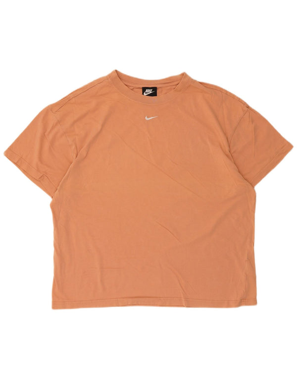 Nike Herre Loose Fit T-Shirt Top Lille Pink Bomuld