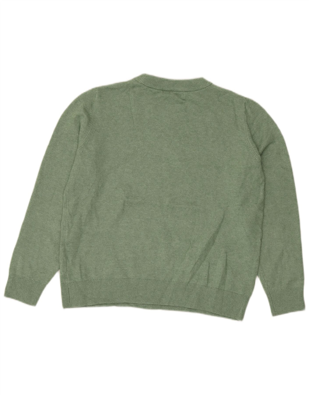Marks & Spencer Dame sweater med rund hals DK 14 Medium Grøn