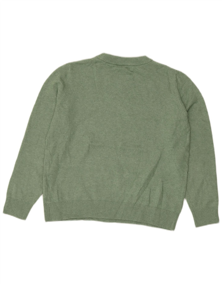 Marks & Spencer Dame sweater med rund hals DK 14 Medium Grøn