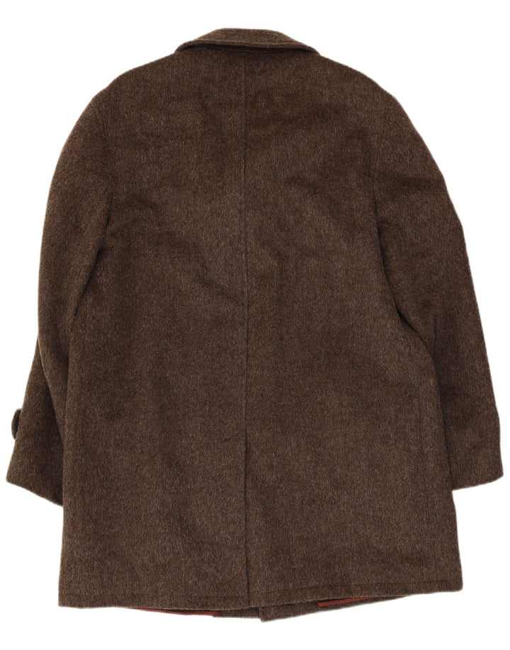 Esquire Herre Overfrakke IT 48 Medium Brun Flecked Uld