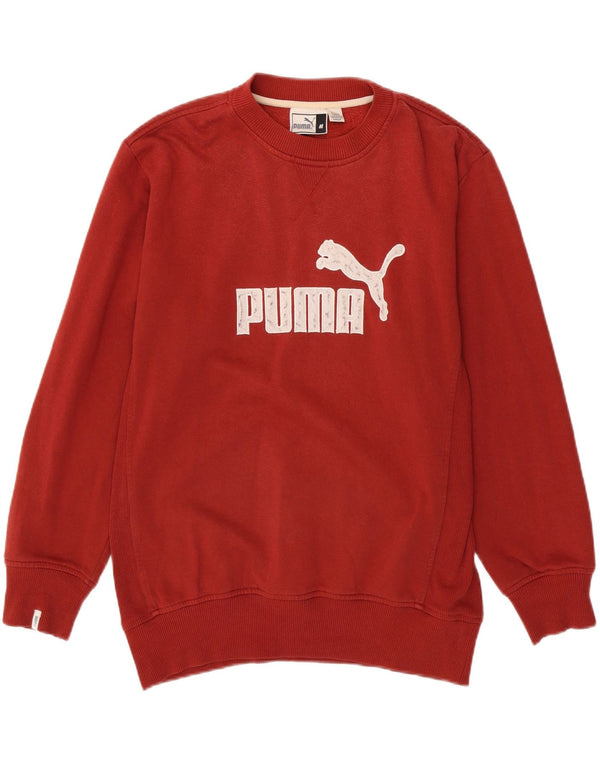 PUMA Herre grafisk sweatshirt Jumper Medium Rød
