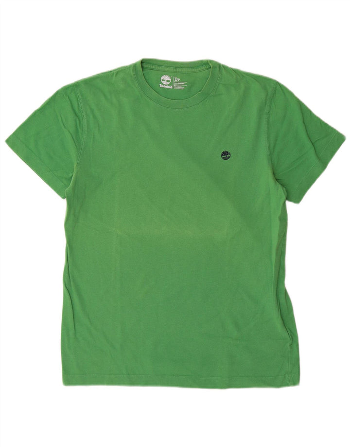 Timberland Herre Regular Fit T-Shirt Top Lille grøn bomuld