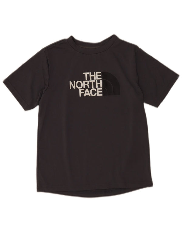 The North Face Boys Grafisk T-Shirt Top 9-10 år Medium Grå Polyester