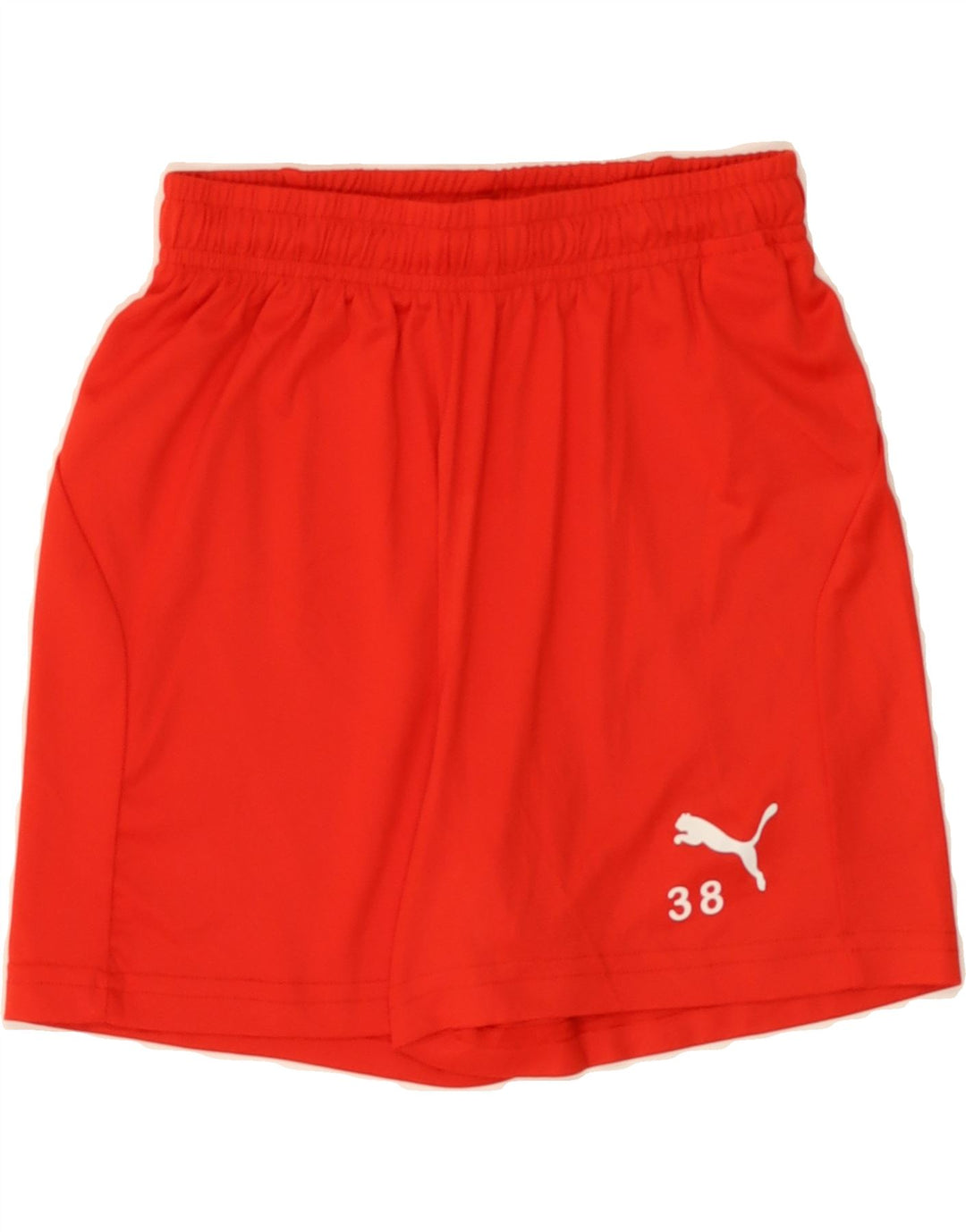 PUMA Boys Sport Shorts 9-10 Years  Red Polyester Vintage Puma and Second-Hand Puma from Messina Hembry 