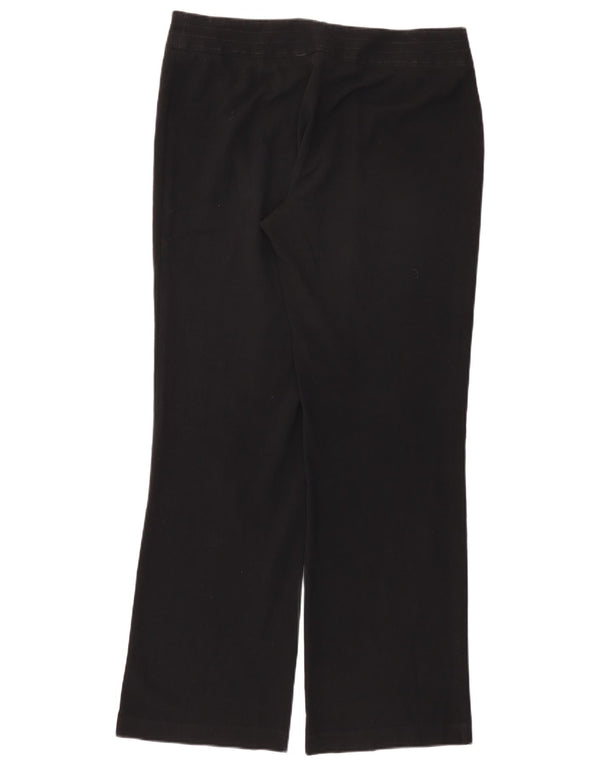 Marks & Spencer Dame Loose Fit Casual Bukser UK 16 Large W36 L33 Black