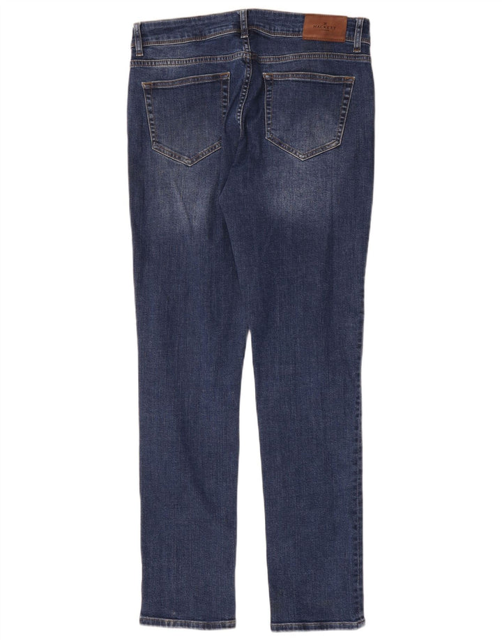 Hackett Dame Slim Jeans W32 L31 Blå Bomuld