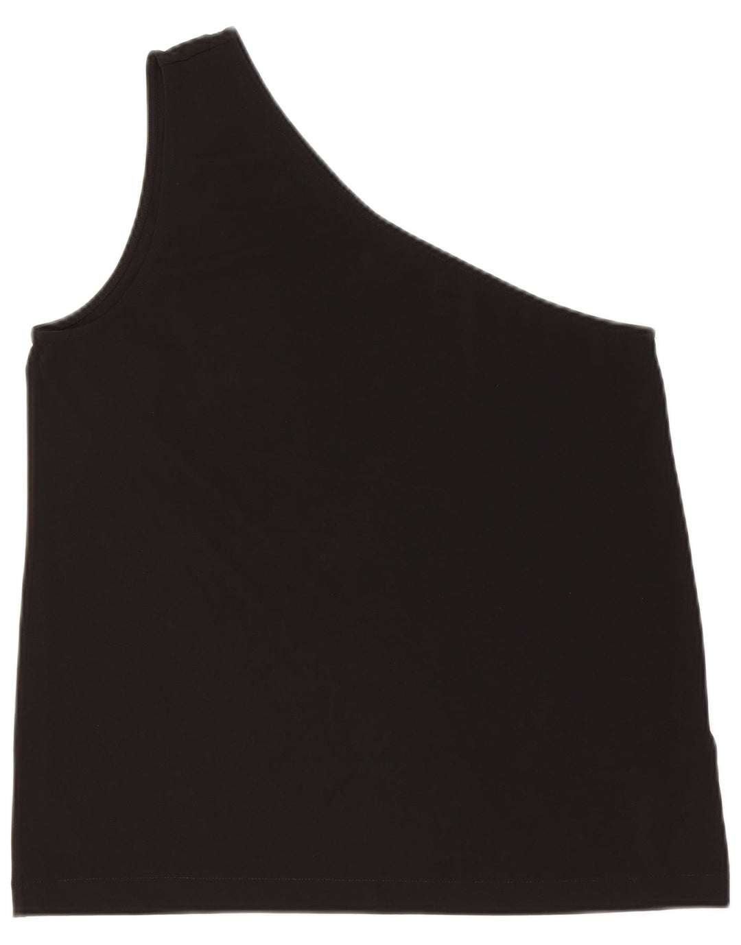 COS Womens One Shoulder Top UK 12 Medium Black Viscose