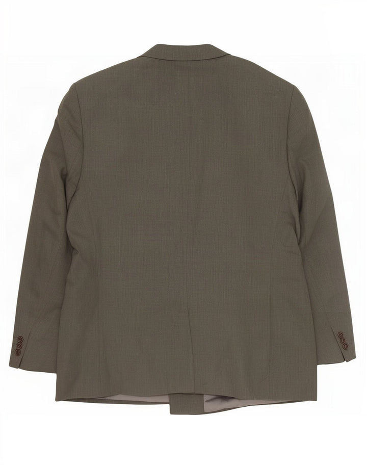 Hugo Boss Herre Dobbeltradet Blazerjakke EU 54 2XL Grå Uld