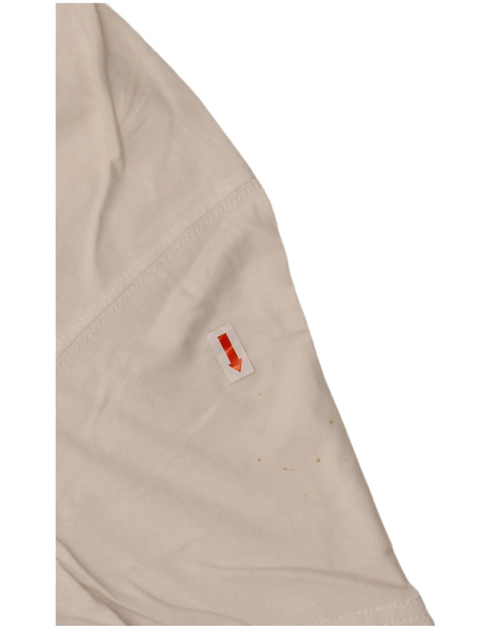 La Martina Herre Grafisk T-Shirt Top Medium White