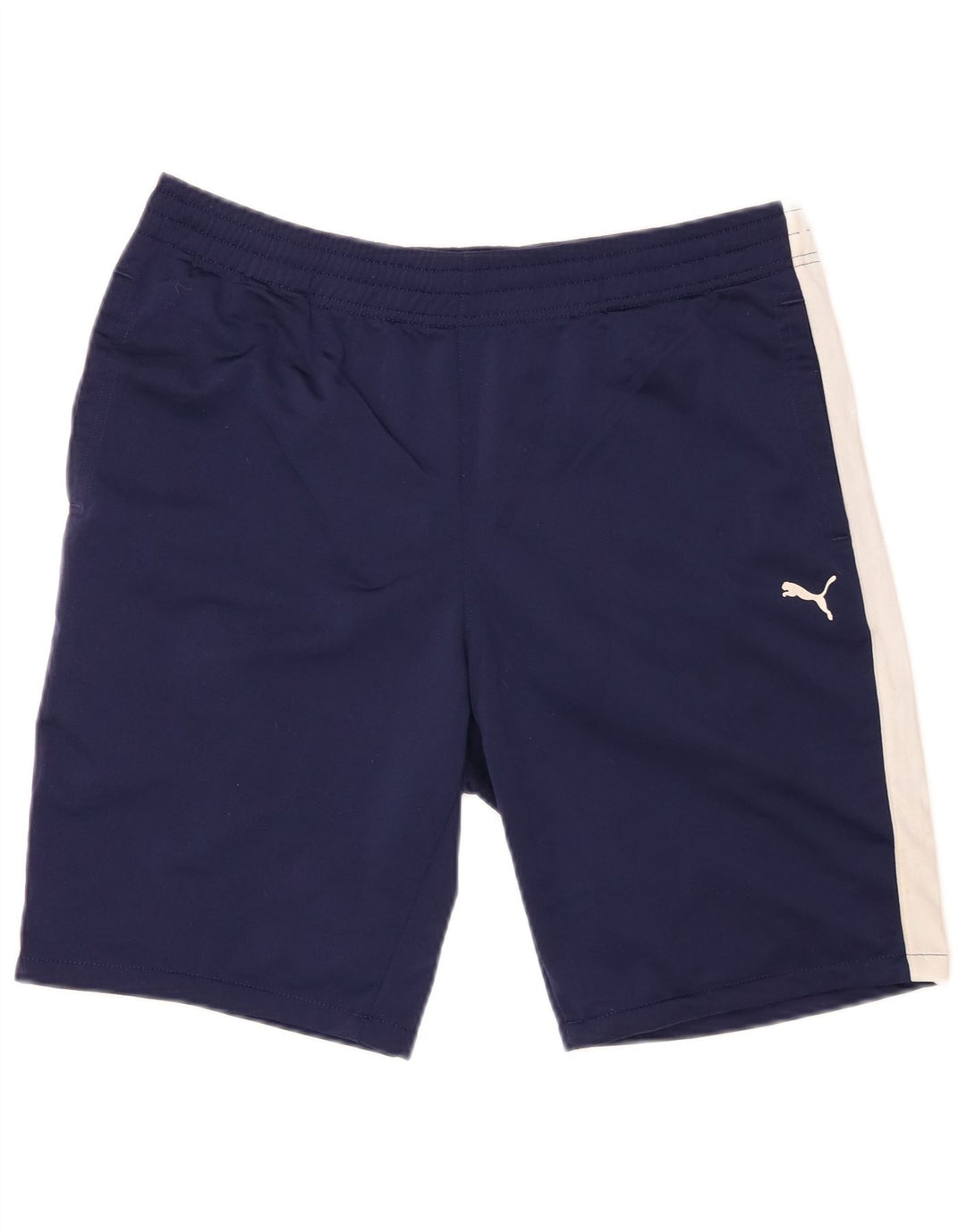 PUMA Mens Sport Shorts XL  Navy Blue Colourblock Polyester