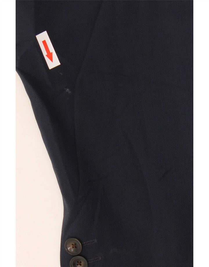 Marks & Spencer Herre 2-knaps blazerjakke UK 46 3XL Navy Blue Polyester