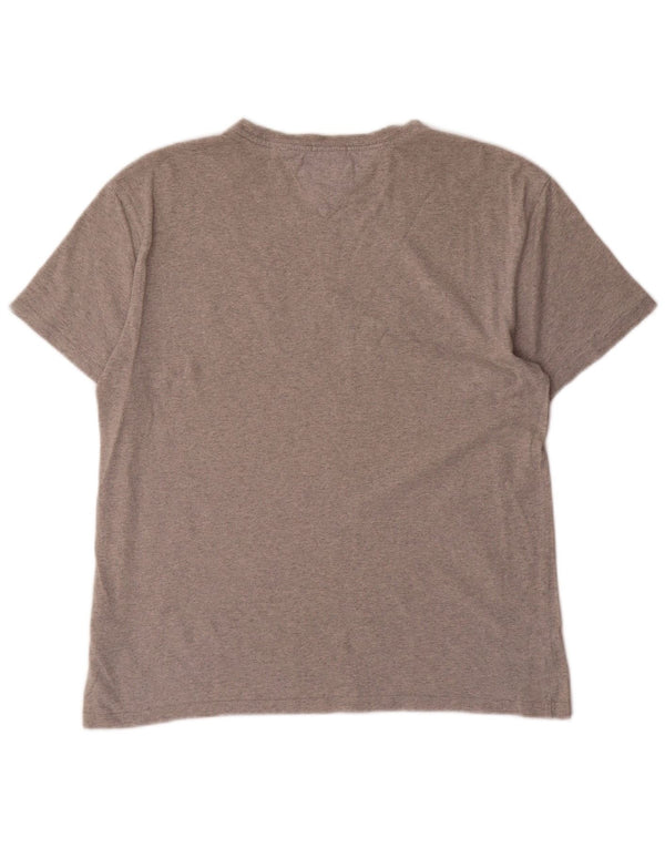 TOMMY HILFIGER Womens Regular Fit Graphic T-Shirt Top UK 14 Medium Grey