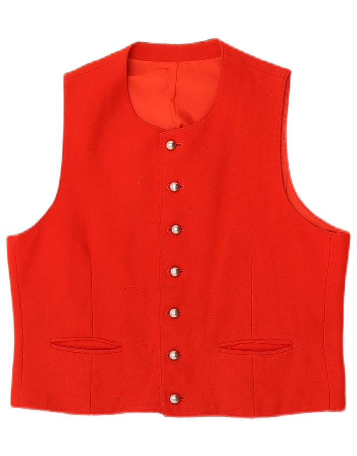 Vintage damevest UK 12 Medium Rød