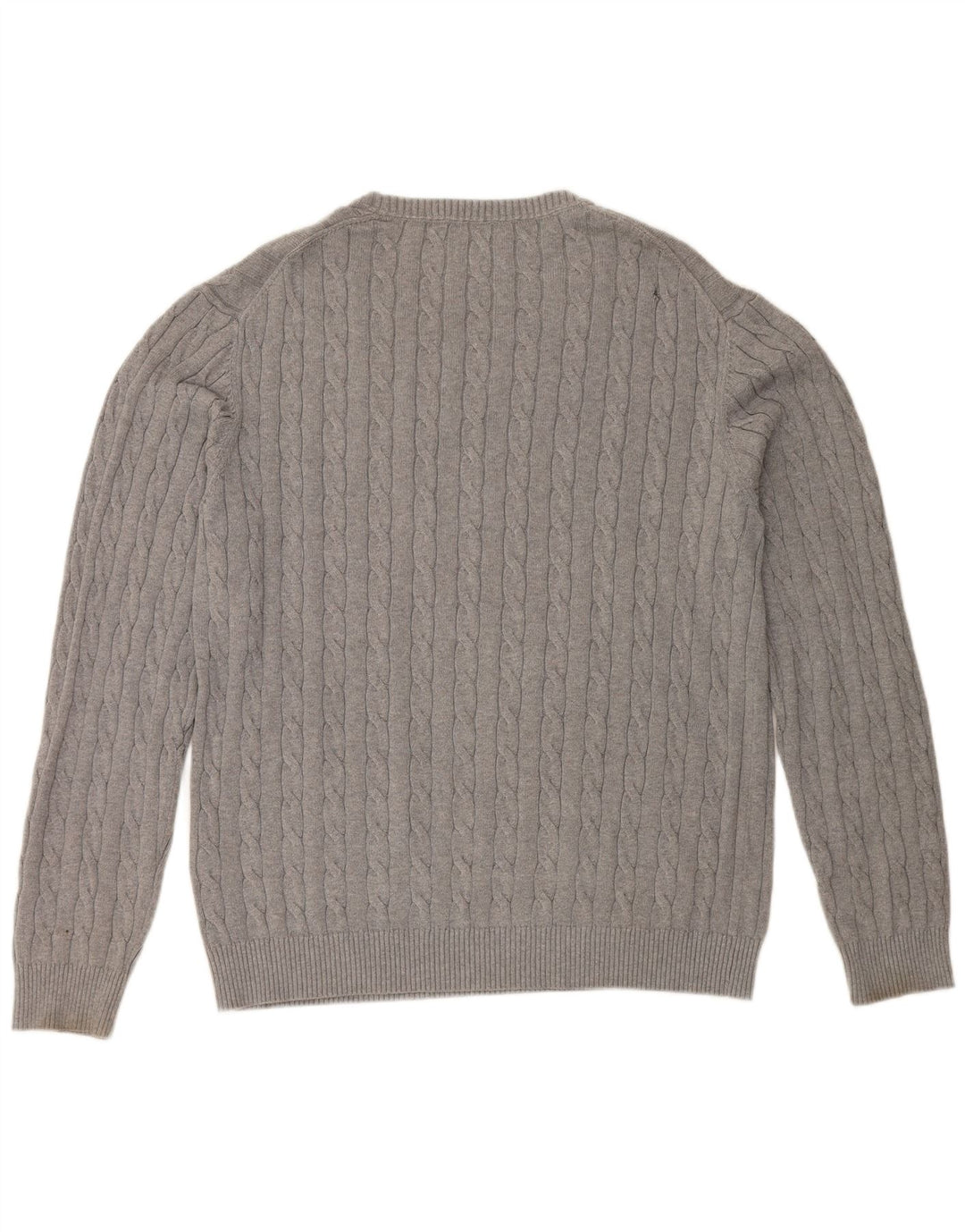 GANT Herre sweater med rund hals 3XL grå bomuld