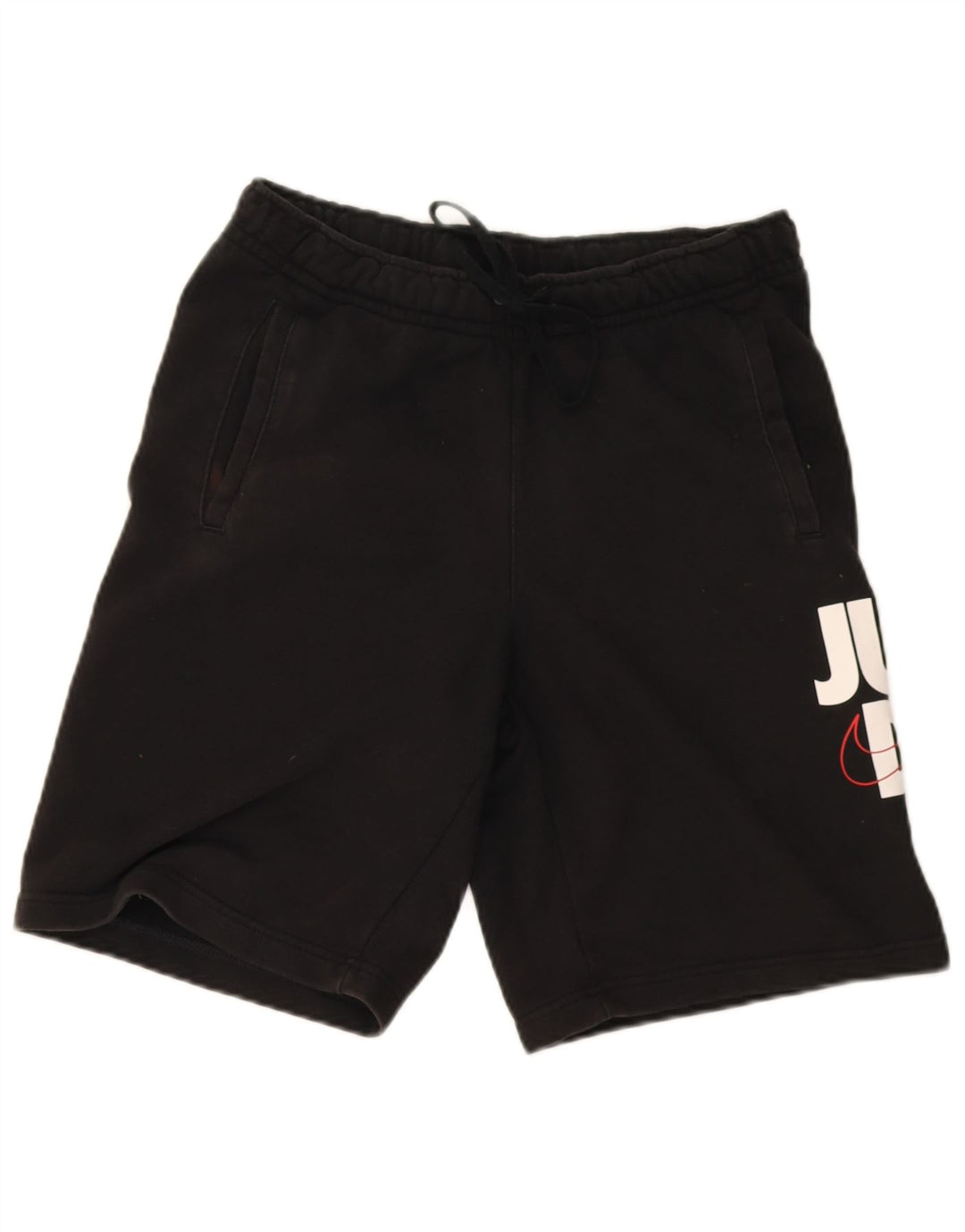 Nike Herre grafiske sportsshorts store sorte bomuld