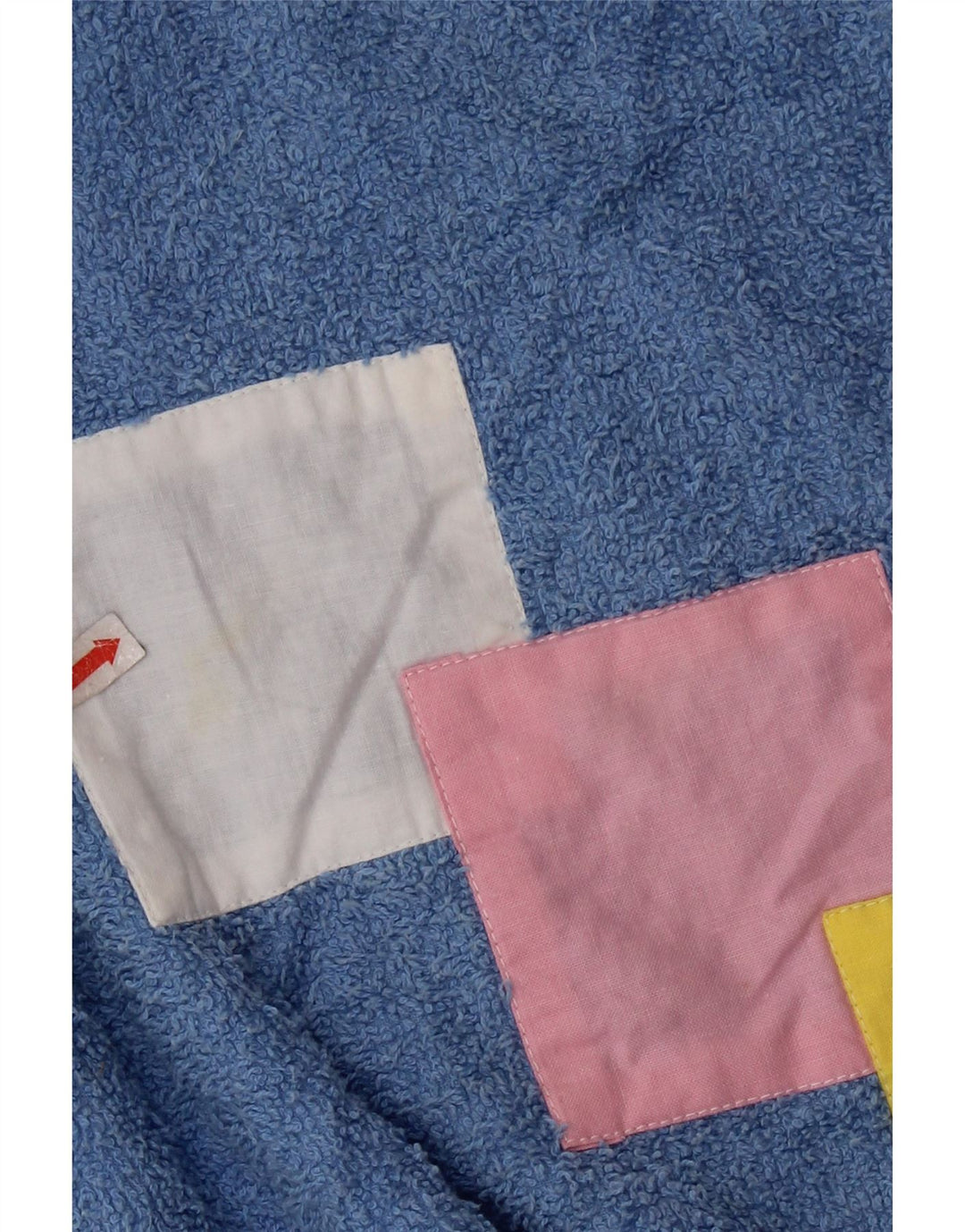 VINTAGE Dame Boat Neck Jumper Sweater UK 16 Large Blue Colourblock