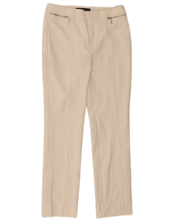 Zara Dame Slim Casual Bukser Medium W28 L29 Hvid Bomuld